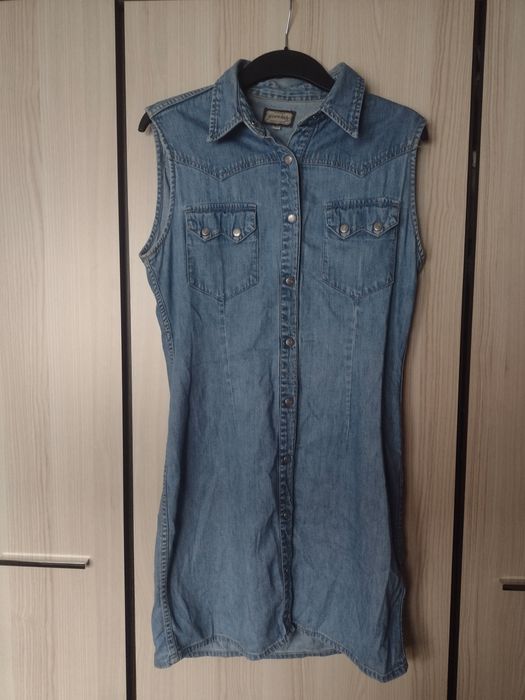 Nowa niebieska jeansowa sukienka rozmiar M