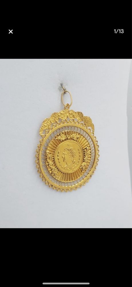 Medalhao 19.2 quilates ouro