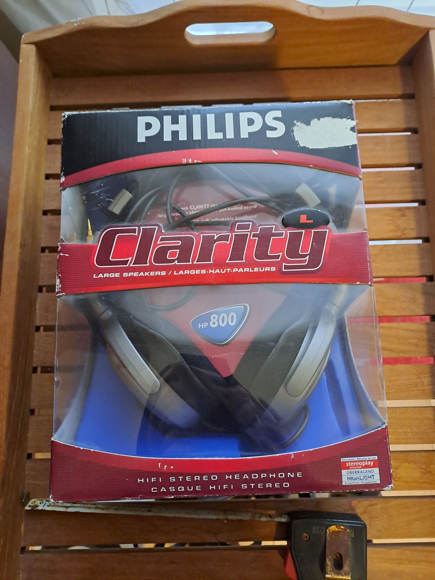 Słuchawki przewodowe Philips HP 800 Clarity jak nowe