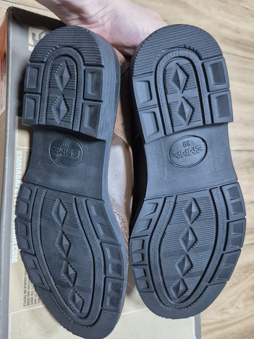 Emma Safety Napoli buty robocze skórzane eleganckie 39 brąz
