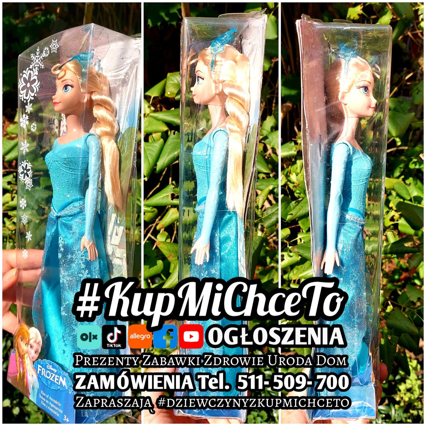 Lalka Elsa FROZEN Kraina Lodu Mattel typu Barbie #KupMiChceTo zabawki