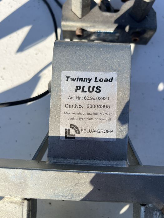 Bagażnik na dwa rowery