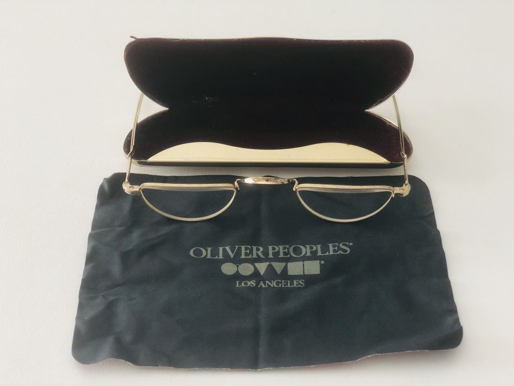 Óculos antigos Oliver Peoples + caixa + pano