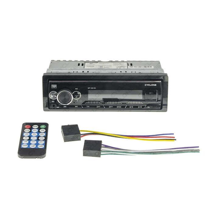 Автомагнитола 1DIN MP-1024 BA 4 х 45W Bluetooth, AUX, USB, SD 12мес