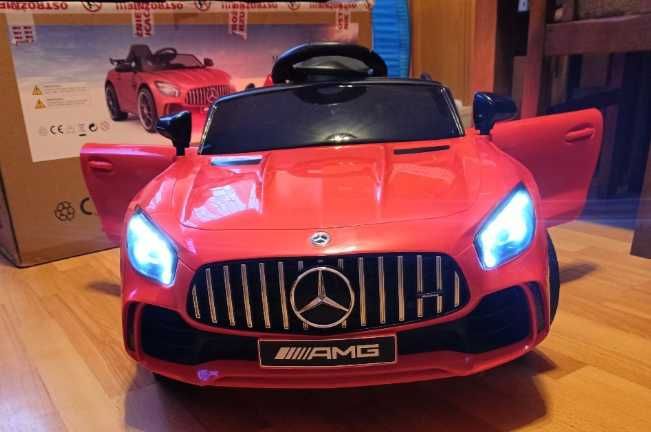 NOWY Mercedes Dla Dziecka Auto Na Akumulator Litowo-Jonowy SKÓRA Pilot