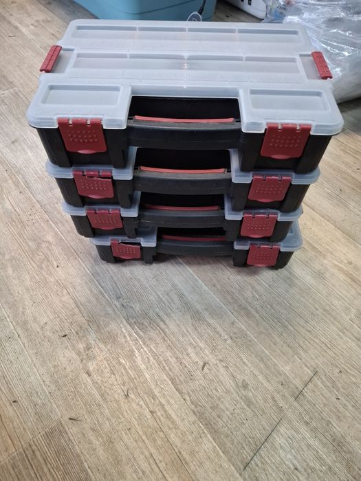 Parkside organizery pudelka warsztatowe 4 szt