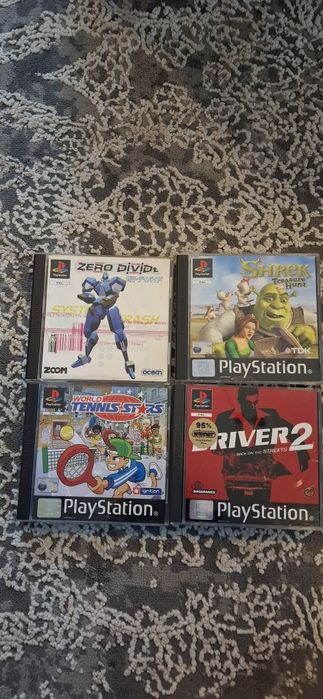 Zestaw kolekcja 4 gier psx ps1 psone PAL 3xA