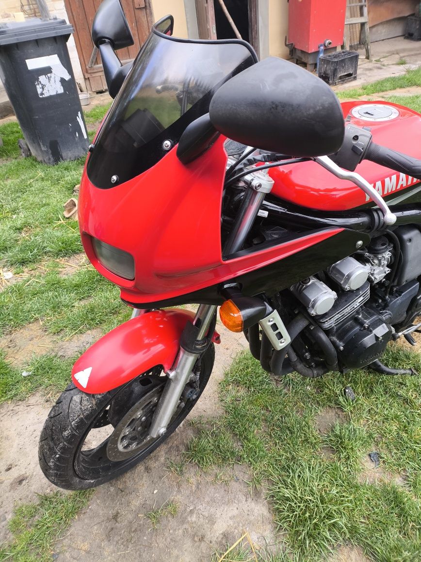 Yamaha fz6 600 lampa lusterka szyba stelaże wypelnienia