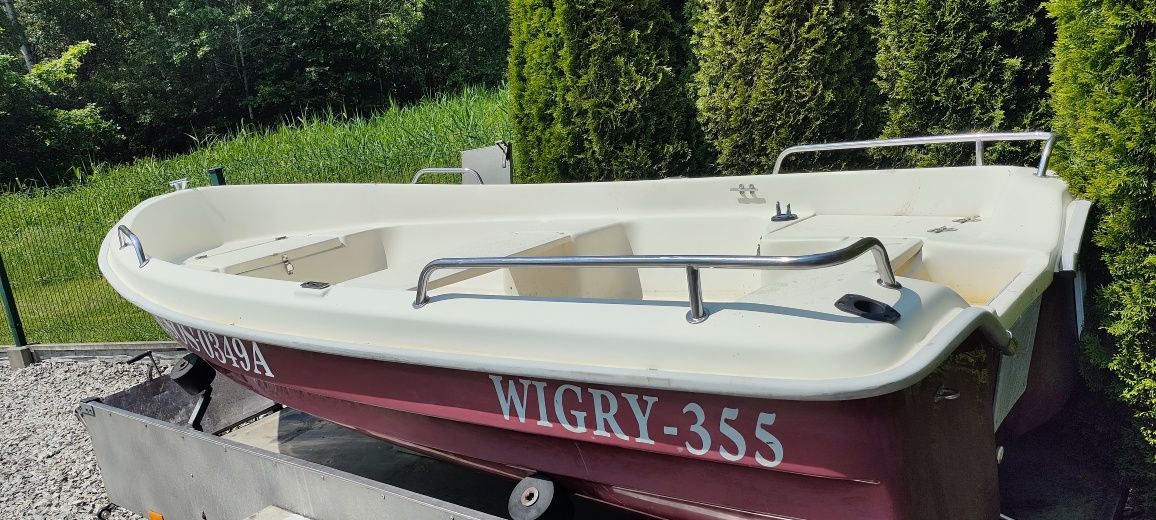Łódź Wigry 355 rekreacja wędkarstwo