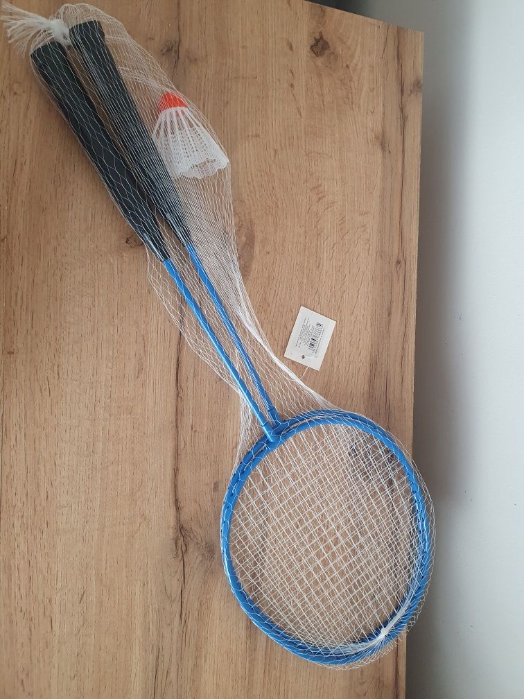 Zestaw do badmintona niebieski