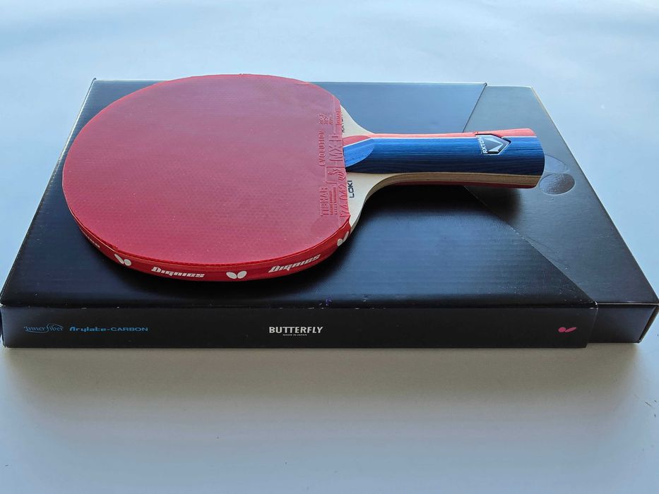 RAKIETKA CARBON OFF Andro Hexer Powersponge Tibhar Evolution! 9