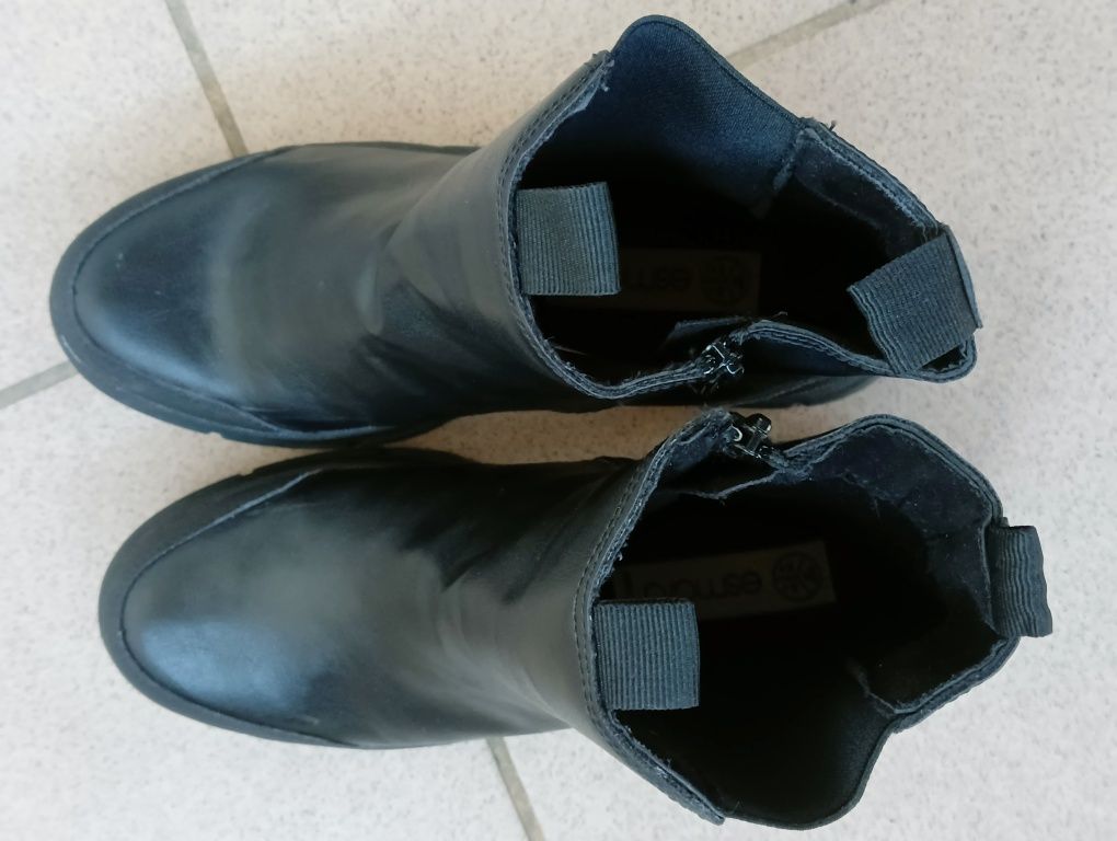 Botki, buty Esmara z Lidla r. 39 skóra ekologiczna