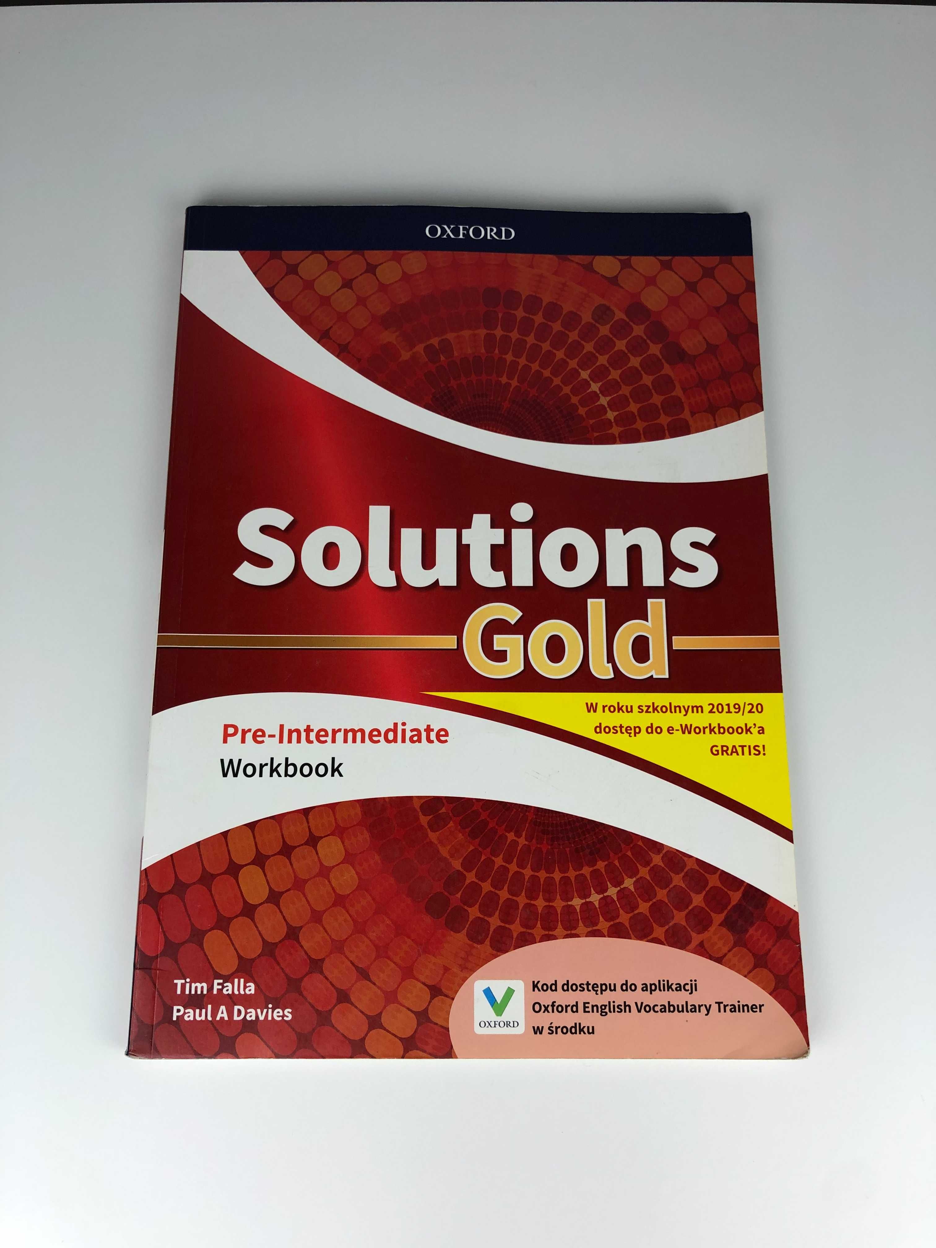 Solutions Gold Pre-Intermediate Workbook Ćwiczenia Język Angielski