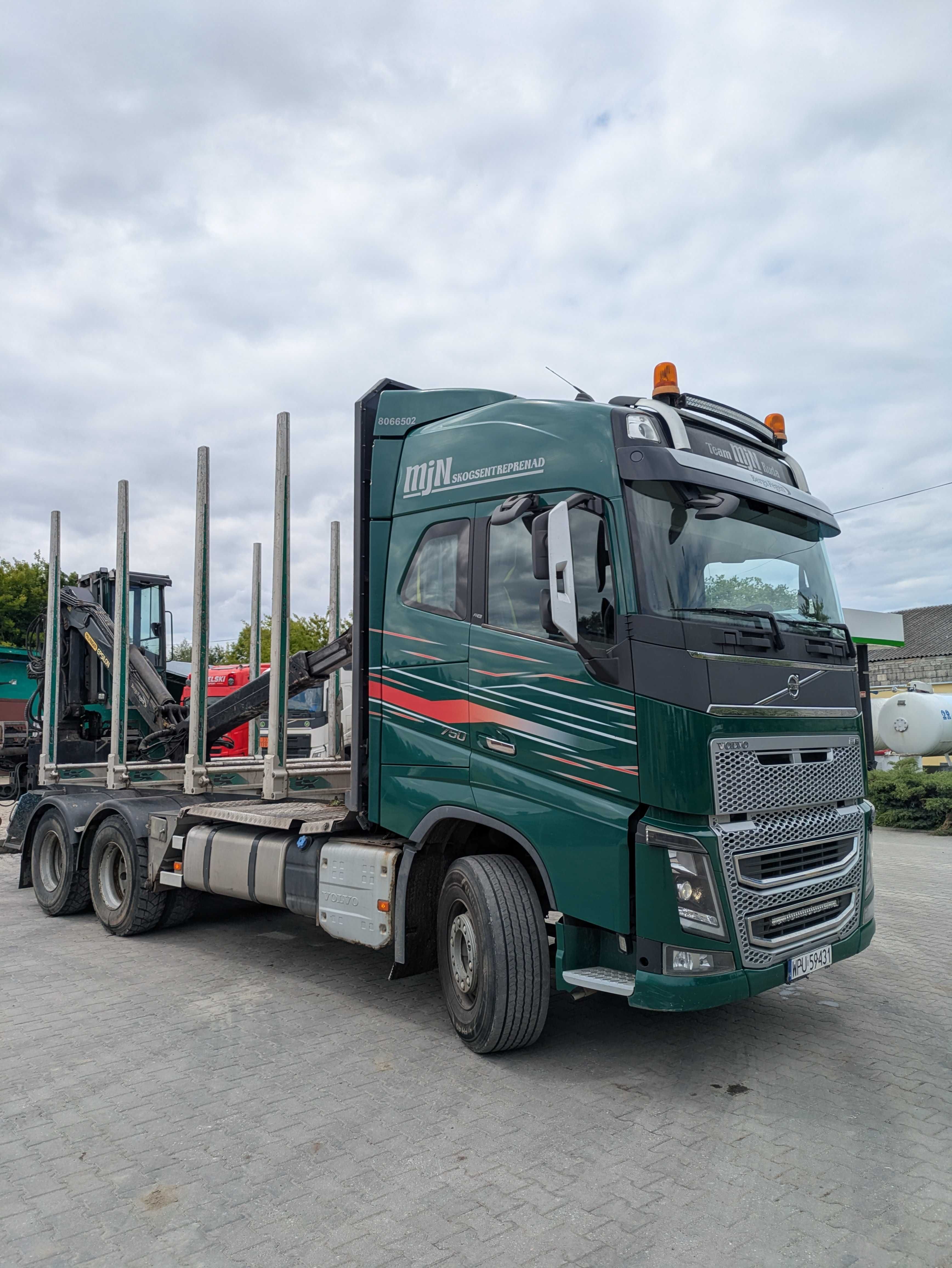 Volvo 6x4, do drewna, do lasu, HDS epsilon 110L