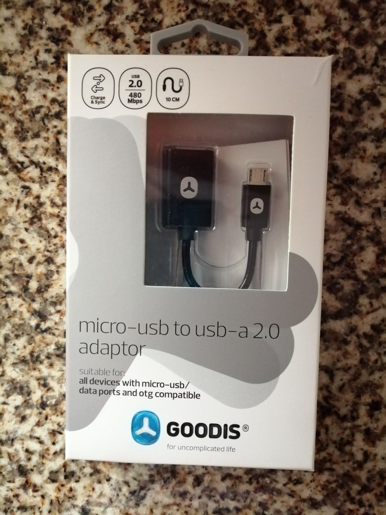 Adaptador microusb-usb