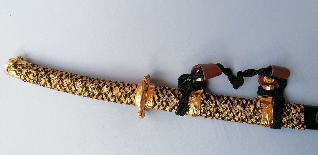 Katana złoty miecz samurajski