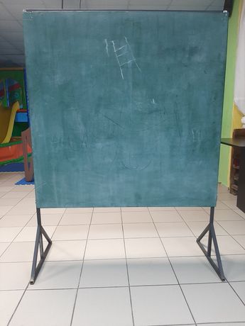 Дошка шкільна двохстороння крейда/маркер