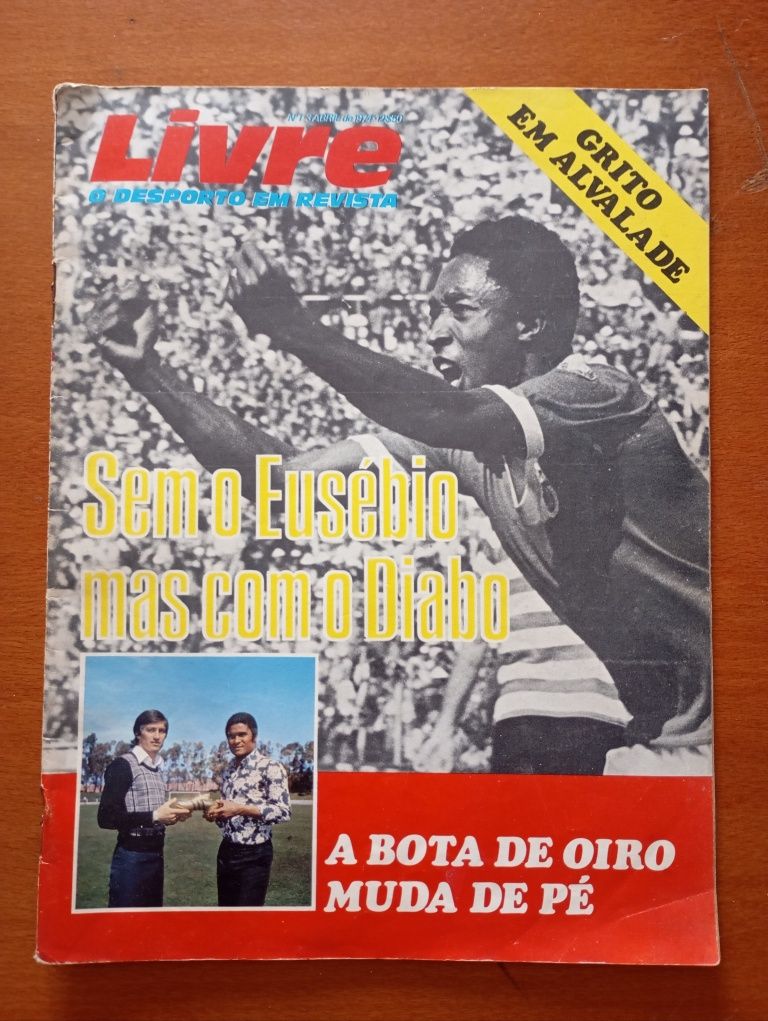 Revistas anos 70, desportivas.