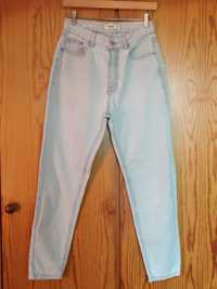 mom jeans Pull&Bear, cintura subida, tamanho 36