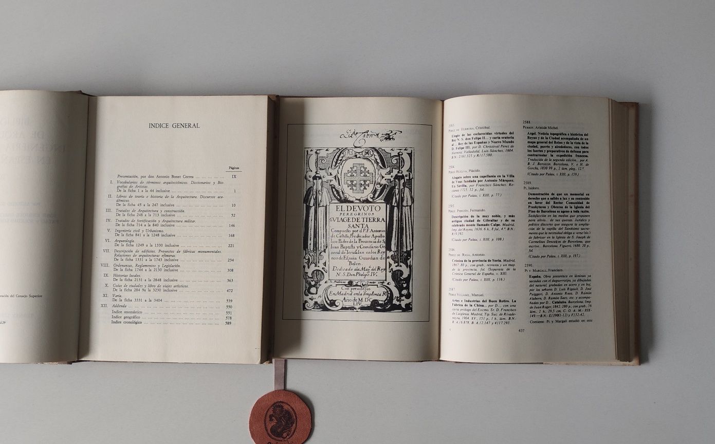 Bibliografia de Arquitetura, Ingenieria y Urbanismo en Espana