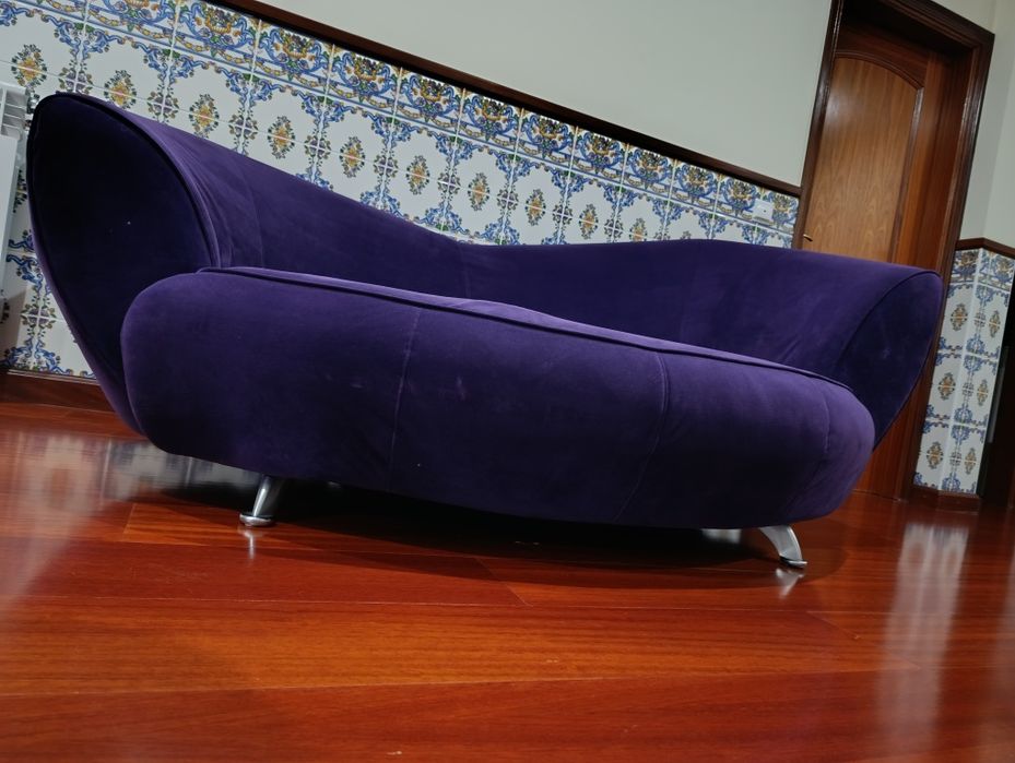 Sofá Roxo oval /redondo