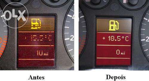 Reparação display visor quadrante VW Golf 4 PASSAT, AUDI A3, A4, A6,