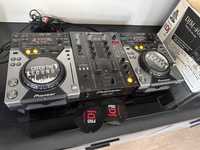 Djm400 + cdj400 komplet kontroler i cdj playery