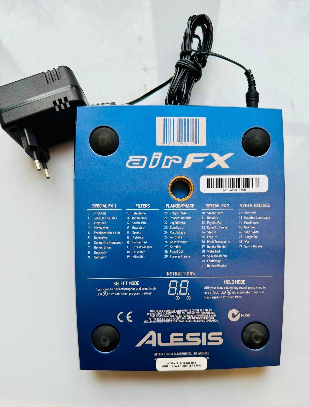 alesis air-fx процессор эффектов терменвокс для DJ и не только