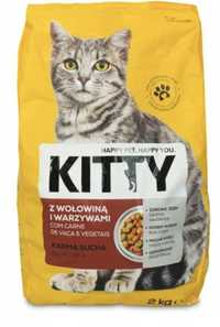 Сухий корм для дорослих кішок з куркою й овочами Kitty  2 кг Польща