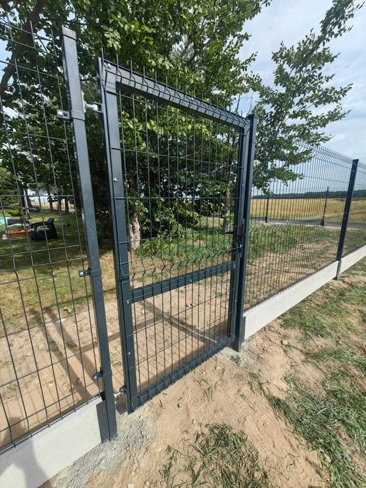 Panele ogrodzeniowe, podmurówka, ceownik - BRAMA - FURTKA - MONTAŻ