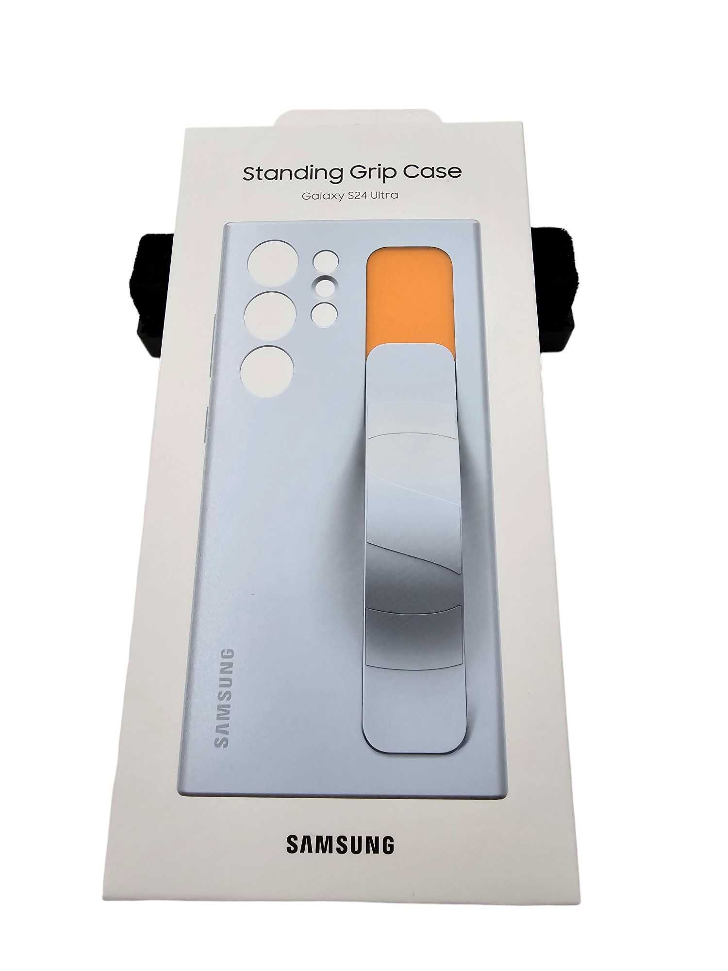 Etui Samsung do Samsung Galaxy S24, Standing Grip Case obudowa niebies