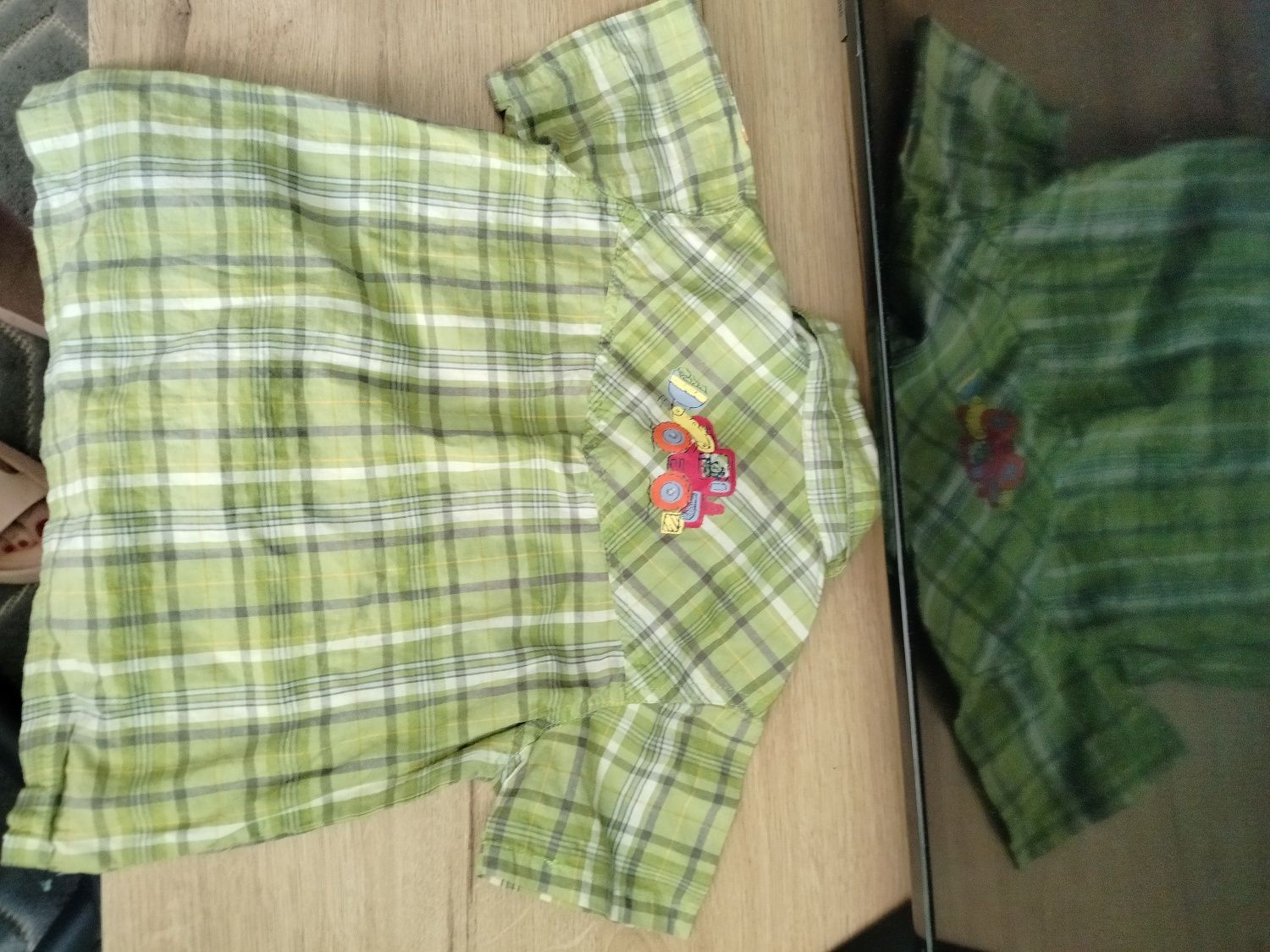 Koszula niemowlęca chłopięca 80 86 krótki rękaw 5 10 15