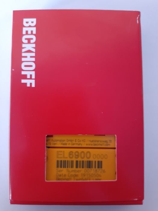 Beckhoff EL6900 TwinSAFE- контролер безпеки