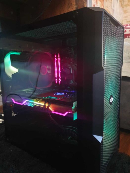 Wydajny zestaw gamingowy / RTX 3070 SUPRIM X / 2 MONITORY / 1.5TB NVMe