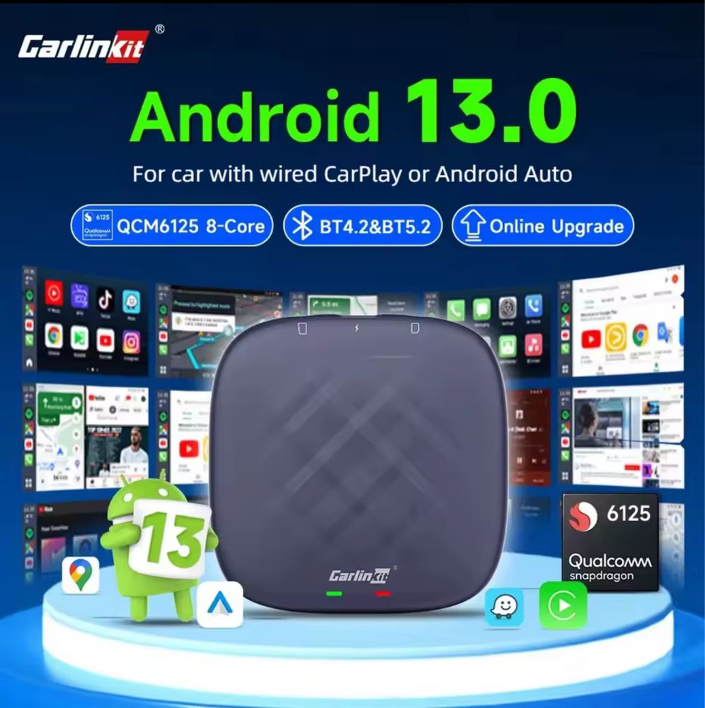 Приставка Carlinkit - Tbox PLUS 4Gb, Android 13.0