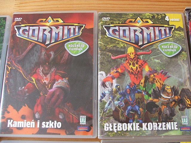 Gormiti dvd plus 2 gratisy, kolekcja , tanio