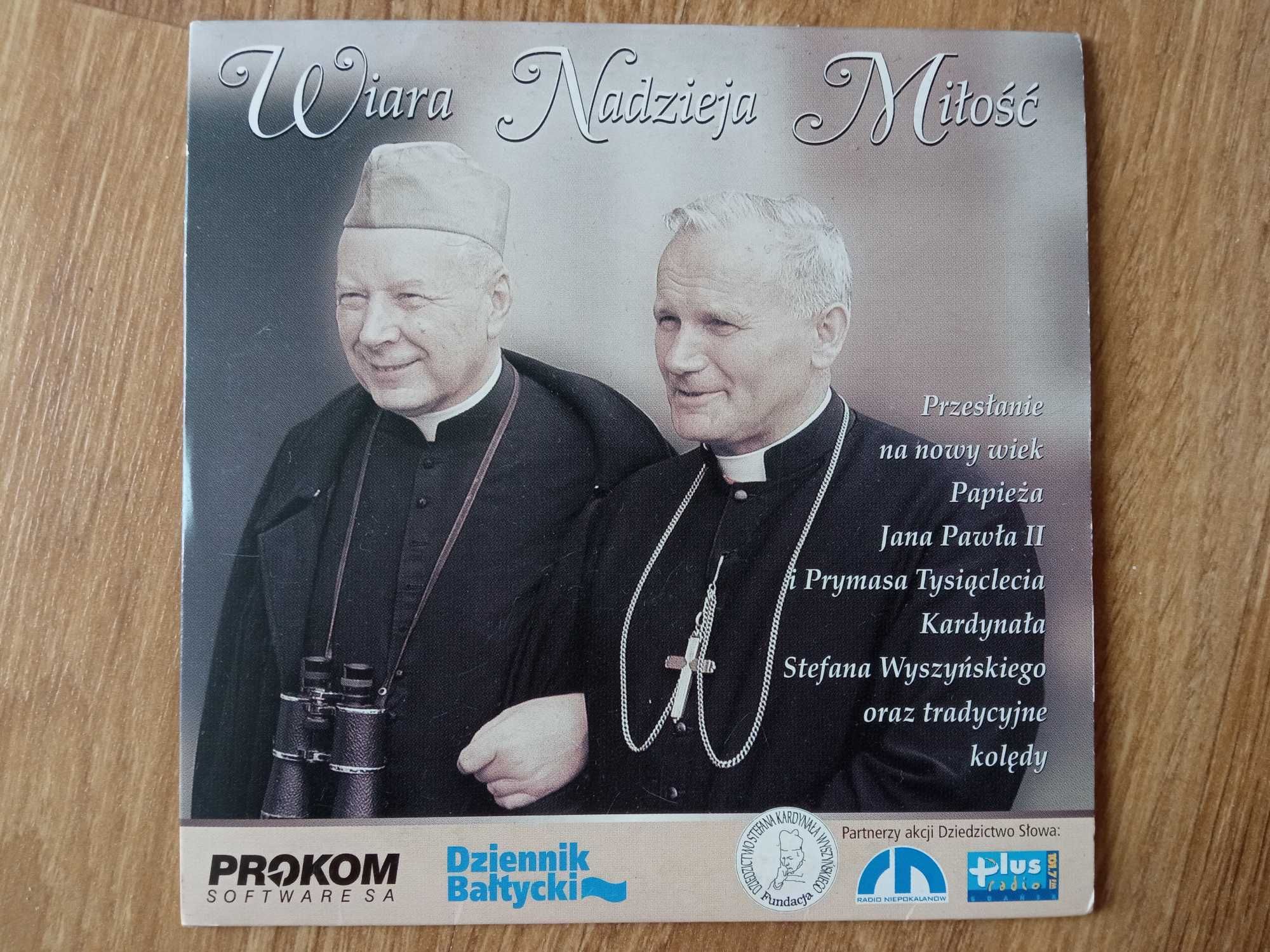 Wiara Nadzieja Miłość Jan Paweł II Płyta CD Wypowiedzi Papieża