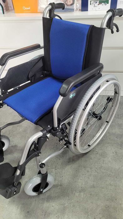 Wózek inwalidzki aluminiowy NOWY ZA DARMO ZE ZLECENIEM NFZ Reha Fund