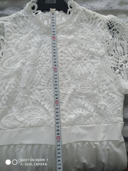 Плаття біле святкове, розм.L, нове.Львів.