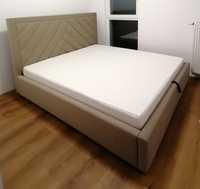 Sprzedam łóżko tapicerowane z materacem plantpur 180x200cm