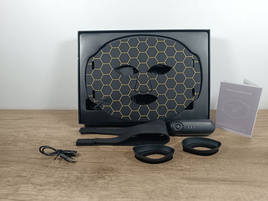 LED Nowa silikonowa terapia fotonowa Beauty Face Mask Pdt 7 Color