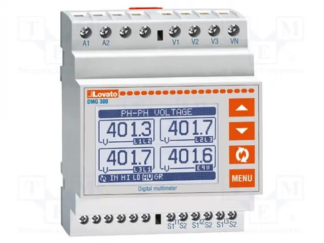 Miernik parametrów sieci MPS Lovato DMG300L01 + moduły