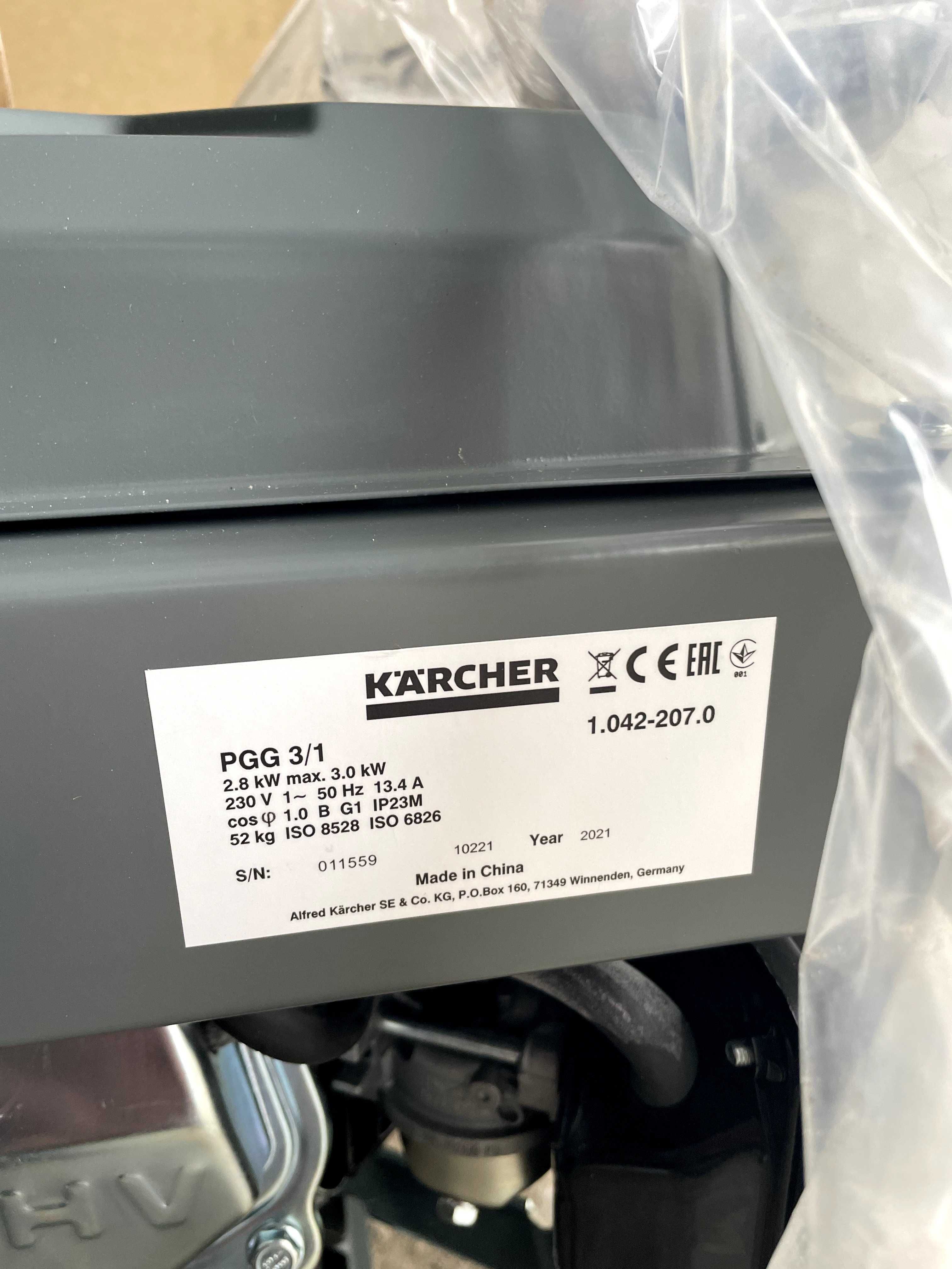 Agregat prądotwórczy KARCHER PGG 3/1 3kW