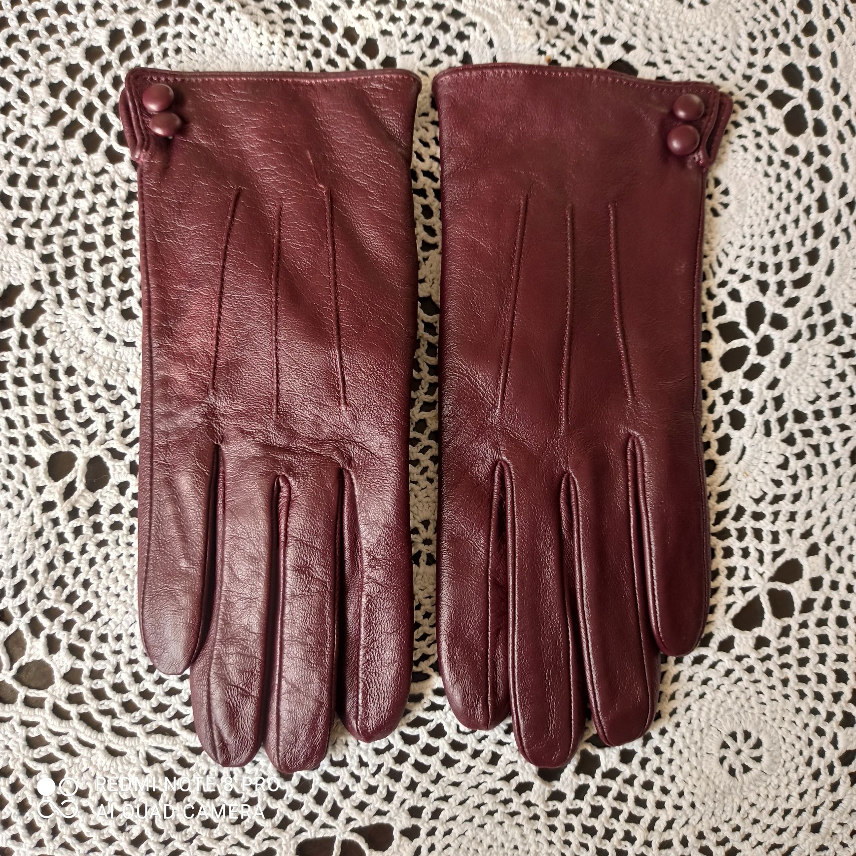 Skórzane rękawiczki