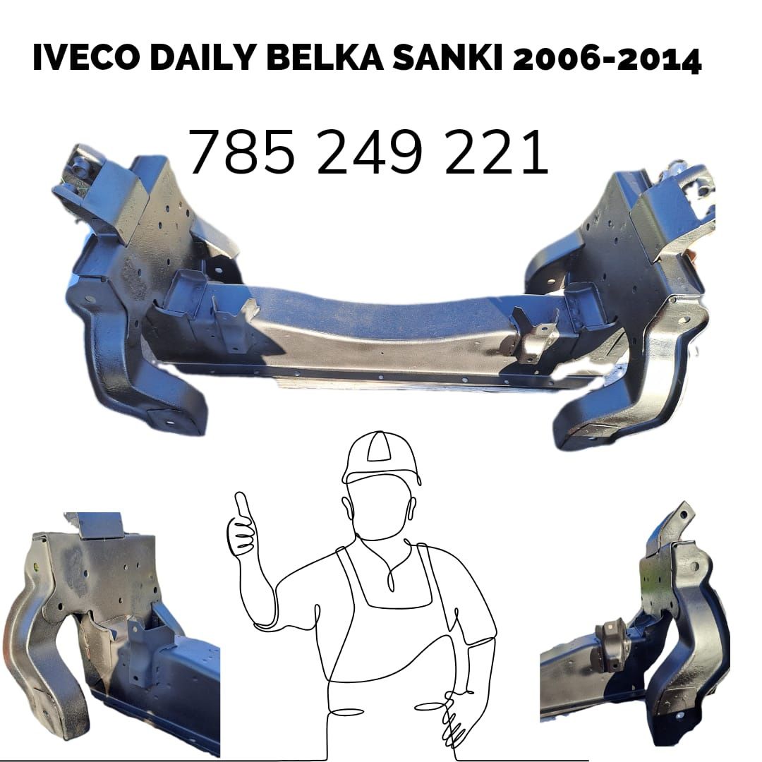 Sanki Belka Trawers Kołyska wózek Przód zawieszenie Iveco dail 2000-20