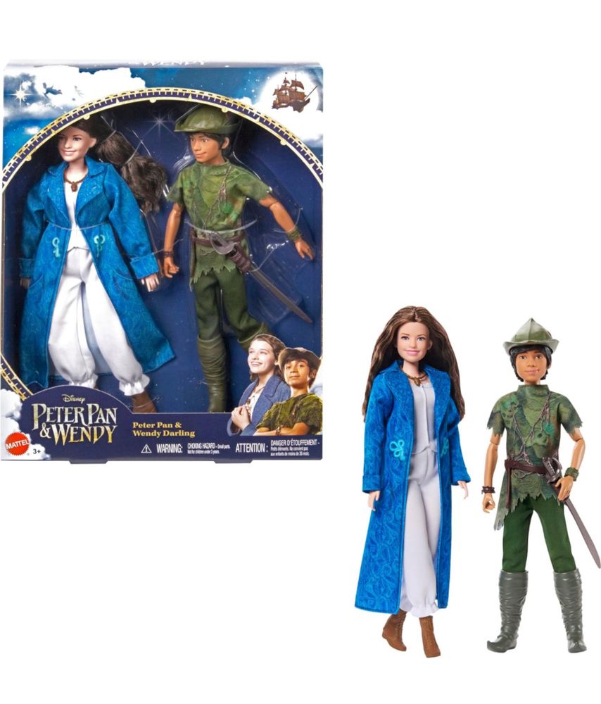 Набор кукол Питер Пен и Венди Дарлинг Disney Movie Peter Pan & Wendy