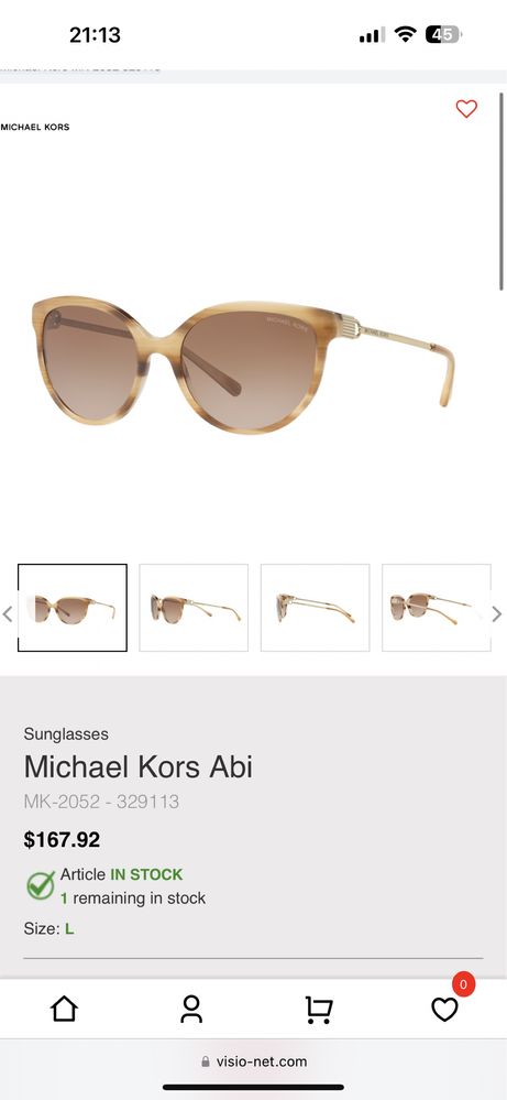 Okulary przeciwsłoneczne Michael Kors