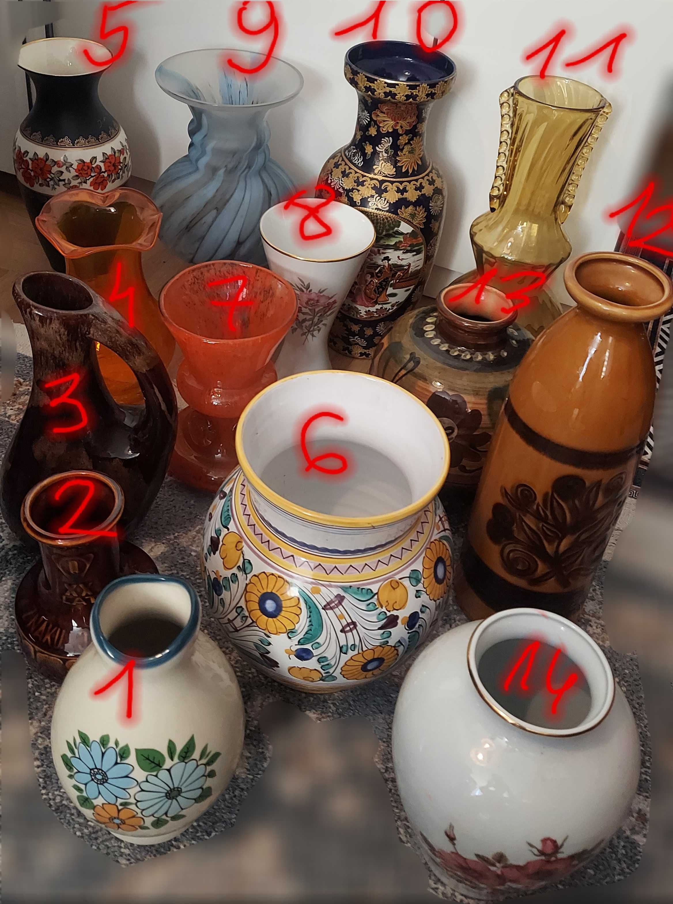Wazon Ikebana PRL Tarnowiec Ząbkowice Bolesławiec Ćmielów Krosno