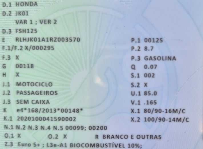 Hoda 125 SH NOVA