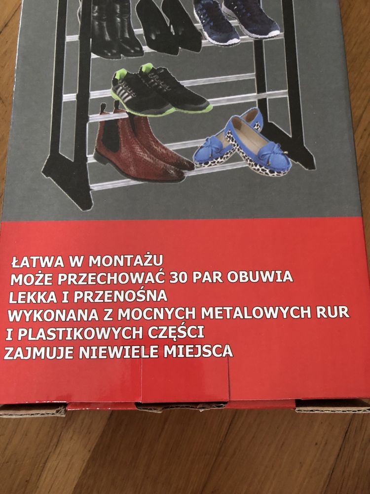 Półka na buty 30 par obuwia 48tknd